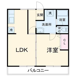 メゾン西大平【2階】の間取り