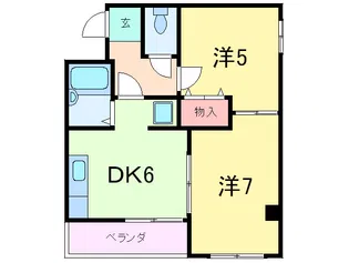 ホ-リ-魚崎【3階】の間取り