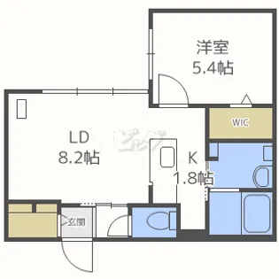 ラフレーズN32【4階】の間取り