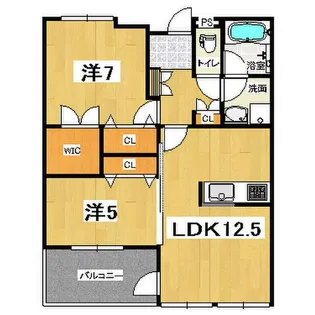 ベルフォート【4階】の間取り