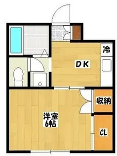 アービス小栗原【1階】の間取り