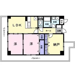 グラン フォルス【3階】の間取り