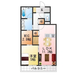 メゾン・ヒロ【2階】の間取り