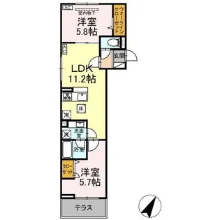 アーティザン(Artisan)【1階】の間取り