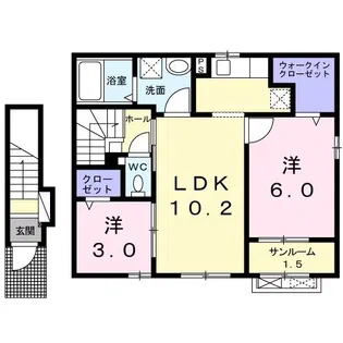 SONORE~ソノーレ~【2階】の間取り