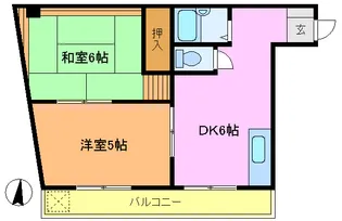 東京都墨田区墨田3【マンション】の間取り