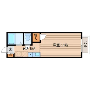 K’sCOMII【2階】の間取り