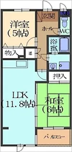 パークプラザ元菊【4階】の間取り