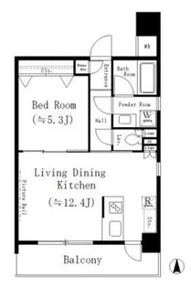 コージーコート御殿山【9階】の間取り