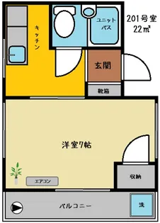 下村ビル【2階】の間取り