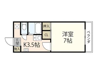 エトワール21【1階】の間取り