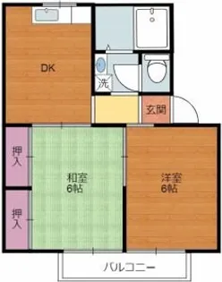 グリーンハウス【1階】の間取り