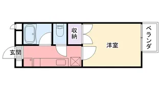 カサフィオーレ【1階】の間取り