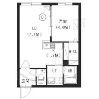 アンプルール【5階】の間取り
