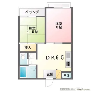 シェンドレ【6階】の間取り