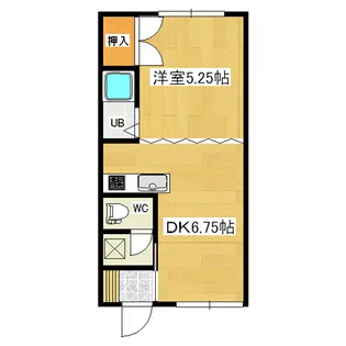 コーポ中村【2階】の間取り