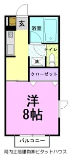 メゾン・ド・ラペ A【1階】の間取り