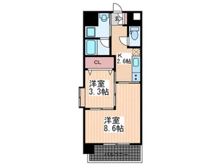 ロイヤルシャトー大須【2階】の間取り