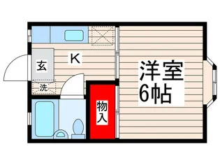 シティ浅田【1階】の間取り