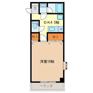 AZURE COURTE I【1階】の間取り