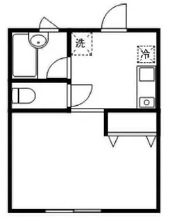 ふるーる東中野【1階】の間取り