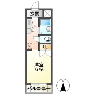 ジョイフル江島【2階】の間取り