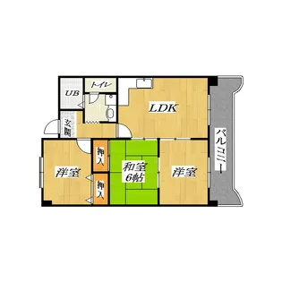 レグルス我孫子【9階】の間取り