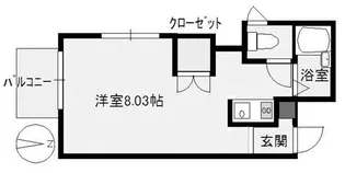 ミラハイツ伊島【3階】の間取り