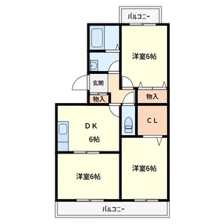 エクセルグランデ【3階】の間取り