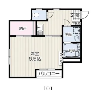 ルマーク【1階】の間取り