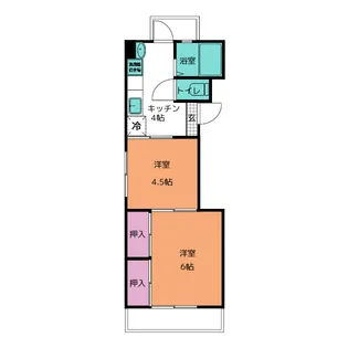 2Kの間取り画像