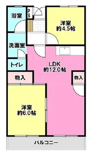 第4落合マンション【1階】の間取り