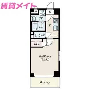 GRANDUKE算所【9階】の間取り