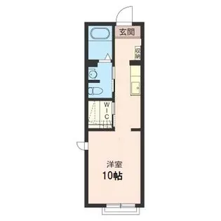 1Kの間取り画像