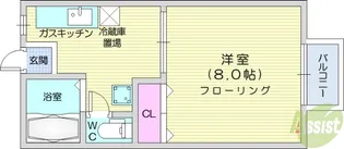 植木ハイツ3号棟【1階】の間取り