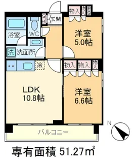 プリムヴェーレ【2階】の間取り