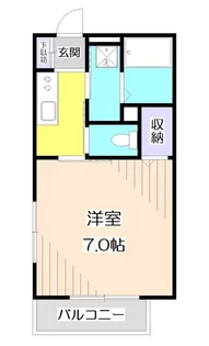 埼玉県所沢市東新井町【アパート】の間取り