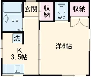 地曳ハウス【2階】の間取り