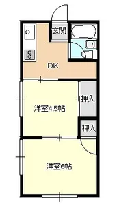 茨城県稲敷郡阿見町大字青宿【アパート】の間取り