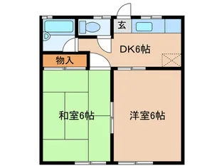 サンビレッジ【2階】の間取り