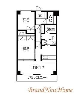 サザンコート石津【3階】の間取り