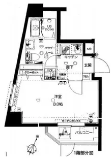 東京都足立区西新井6【マンション】の間取り