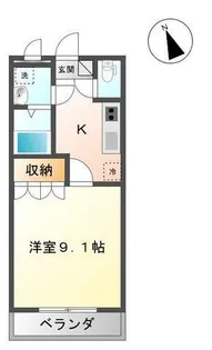 サンフィット フジマン【2階】の間取り