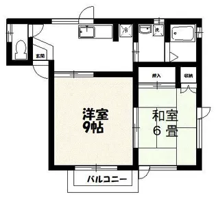 FPハイツ【1階】の間取り