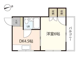VILLA三篠【5階】の間取り