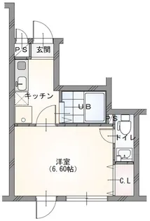 メリス西新宿【1階】の間取り