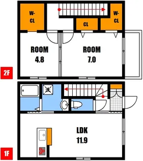 パークサイドテラス Aの間取り