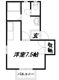静岡県浜松市中央区萩丘5【アパート】の間取り