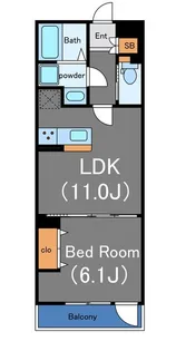 カンパ イオルネ【3階】の間取り