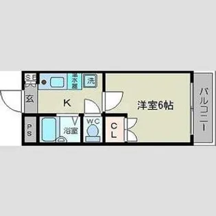 ノースコート【3階】の間取り
